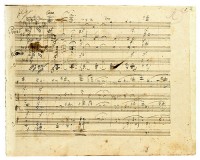Manuscript of Beethoven's Grosse Fuge